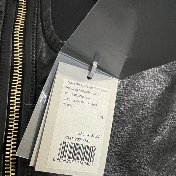 Authentic Tom ford leather jacket. size 38 which is a size small. - Picture 4 of 7